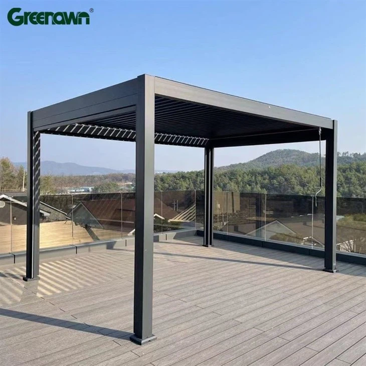 Pergola With Privacy Wall