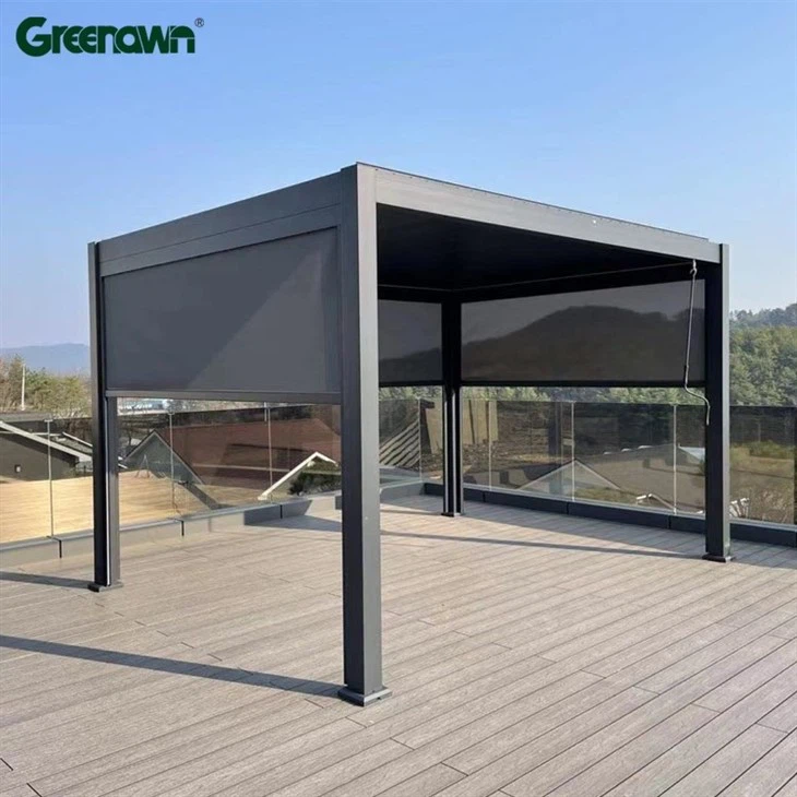 Pergola With Privacy Wall